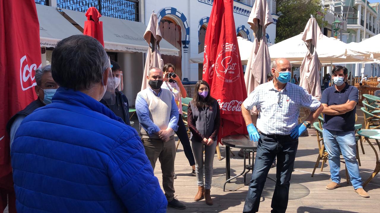 ALCALDE SORIA MACCHIAVELLO INSPECCIONA CÓMO SE REALIZARÁ EL PROCESO DE APERTURA DE LOCALES COMERCIALES EN LA FASE 3 DEL PLAN “PASO A PASO”