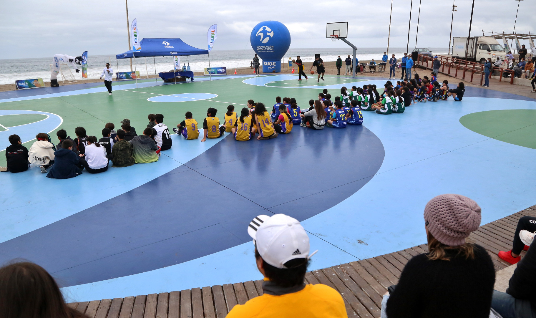 Inauguración Cancha de Básquetbol 1