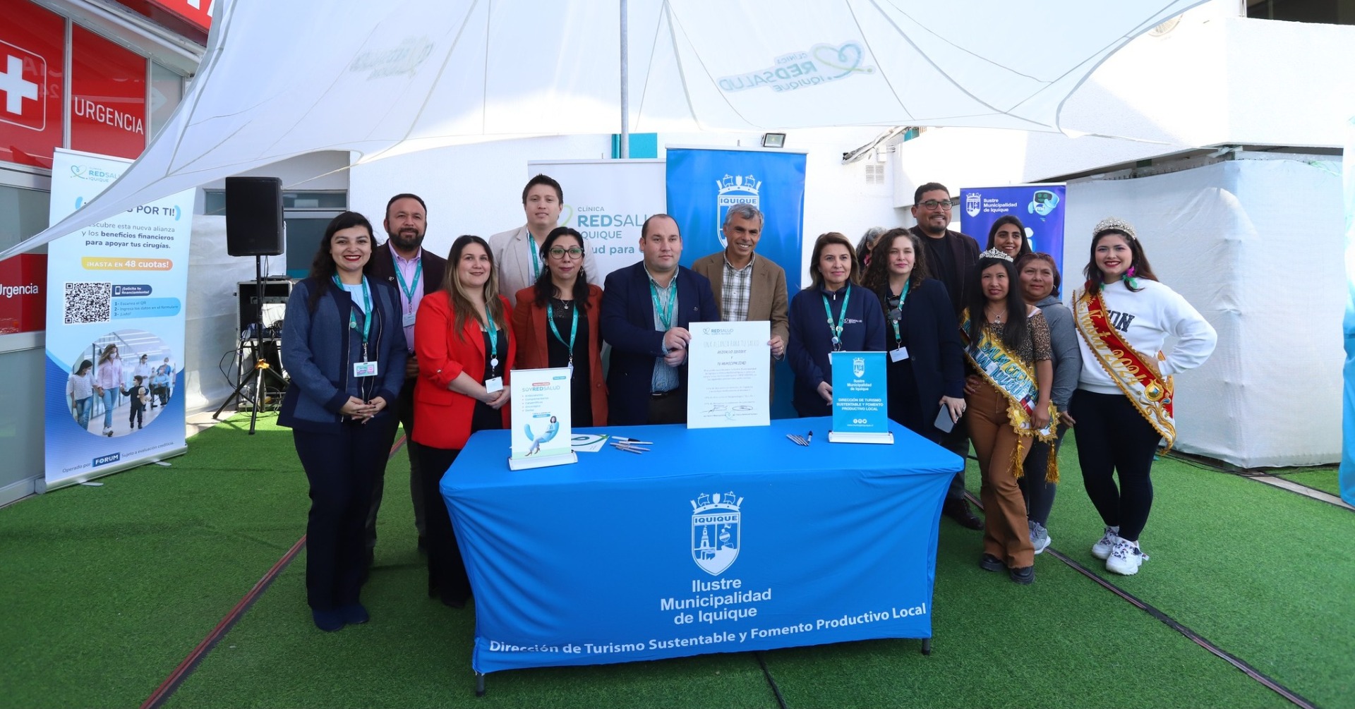 Municipalidad de Iquique y Clínica RedSalud Iquique firman acuerdo para generar nuevos descuentos